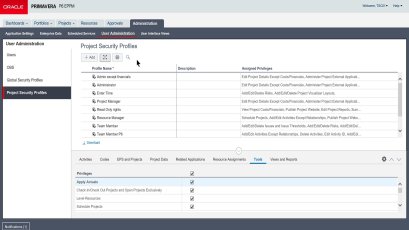 การบริหารโครงการขนาดใหญ่ด้วยโปรแกรม Oracle Primavera P6 EPPM