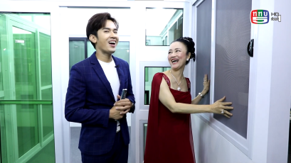 สัมภาษณ์เจาะลึกกับพี่หมวยโดยช่อง 5 วาไรตี้ในงานBnB Home Expo