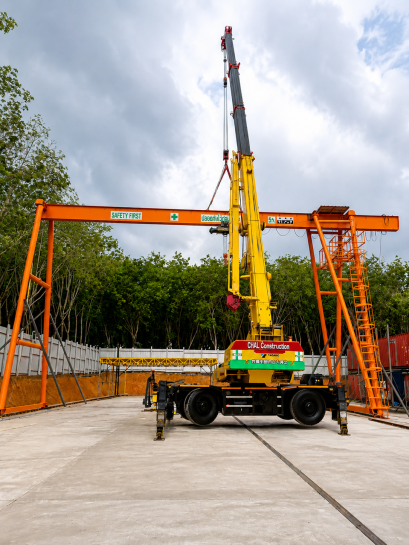 Gantry Crane 5 Ton ติดตั้งในโรงงาน