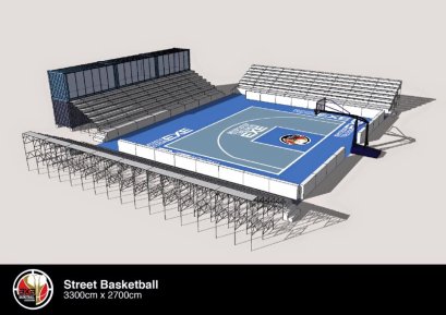 สนามบาสเกตบอล 3 คน