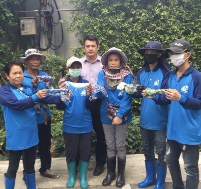 นาย อาณัติ สาดีน ลงตรวจห่วงพนักงานติดเชื้อโควิด 19