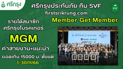 ค่าสายงาน+แนะนำตั้งแต่1-30/11/66ยอดเกิน15000บ