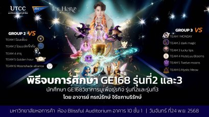 พิธีจบการศึกษา วิชามูเพื่อธุรกิจ GE 168 รุ่นที่ 2-3