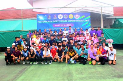 108 นักกีฬาซอฟท์เทนนิสจากทั่วประเทศร่วมชิงชัยในรายการ "พิษณุโลก ซอฟท์เทนนิส แชมเปี้ยนชิพ 2025" ระหว่างวันที่ 24 - 26 ต.ค.68 โดยมีนายจเด็ศ  จันทรา สมาชิกสภาผู้แทนราษฎร เขต 1 จังหวัดพิษณุโลกให้เกียรติเป็นประธานเปิดการแข่งขัน