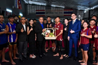 "เทคบอล" ยันกวาด 5 เหรียญทอง "คิกบ็อกซิ่ง" ไม่น้อยหน้าจอง 5 ทอง หลังได้กำลังใจจาก ดร.ณัฏฐ์ ธีรณัฐสุภานนท์ ที่ปรึกษากิตติมศักดิ์คณะกรรมาธิการการท่องเที่ยวและการกีฬาวุฒิสภา , ที่ปรึกษาคณะอนุกรรมาธิการด้านการกีฬา วุฒิสภา และประธานมูลนิธิก
