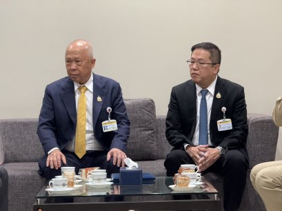 ประธาน กมธ.การท่องเที่ยวและการกีฬา วุฒิสภา ให้โอวาทคณะนักกีฬาเกทบอลทีมไทย ก่อนลุยศึกชิงแชมป์เอเชียแปซิฟิกที่ไต้หวัน