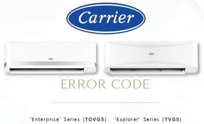 ERROR CODE CARRIER ENTERPRISE(TOVGS),EXPLORER(TVGS)