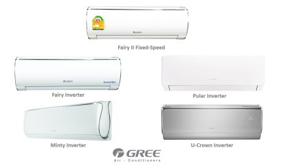 GREE WallType ซื้อ แอร์กรี แบบติดผนัง รุ่นไหนดี ?? 