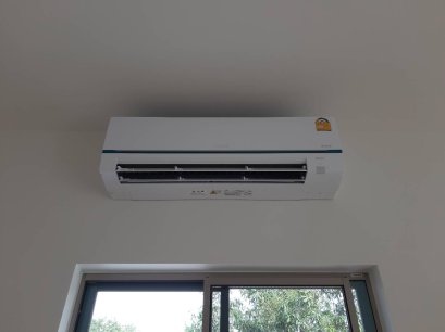 บ้านคุณบุญยเกียรติ ติดตั้งแอร์ แบบติดผนัง 4 ชุด 6402012,6402013