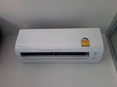 คอนโดคุณจักกฤษณ์ ติดตั้งแอร์ แบบติดผนัง+กริลปรับลมร้อน 6401005