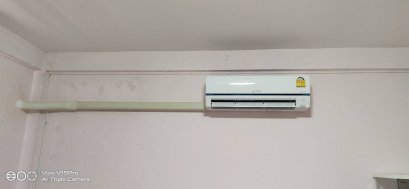 บ้านคุณศรีวรรณ ติดตั้งแอร์ แบบติดผนัง  6310009