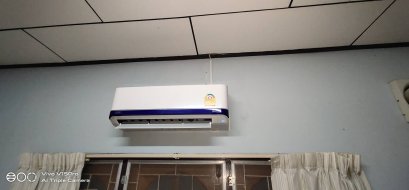 บ้านคุณธัญวัลย์ ติดตั้งแอร์ แบบติดผนัง 6308011