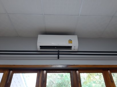 บ้านคุณชนัญชิดา ติดตั้งแอร์ แบบติดผนัง 6311006