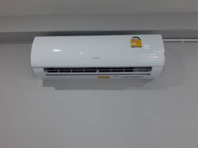 หมู่บ้านบุญรักษา1 คุณยุทธพงษ์2 ติดตั้งแอร์ แบบติดผนัง Fairy Inverter (GREE แอร์กรี ตัวจบ..ครบจริง)
