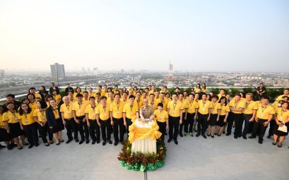 กฟผ.ติดตั้งระบบพ่นละอองน้ำพร้อมล้างถนนช่วยลดฝุ่น PM 2.5