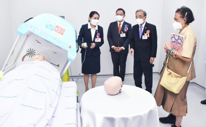 สมเด็จพระกนิษฐาธิราชเจ้า กรมสมเด็จพระเทพรัตนราชสุดาฯ ทอดพระเนตรความก้าวหน้าโครงการ "โมบีสแกน"