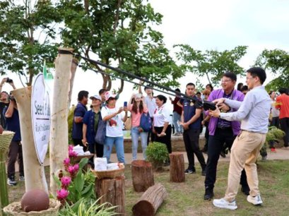 สวทช. เปิด" เส้นทางสีเขียวแห่งเหมืองผาแดง: ป่าใหม่จากเมล็ดพันธุ์ จุลินทรีย์ Seed Balls  และไผ่รวกใหญ่รู้อายุ"