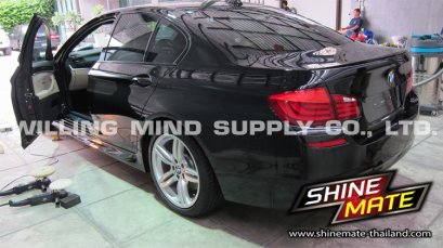 ขัดปรับสภาพสีรถ เคลือบแก้ว BMW Series-5 ปี 2013
