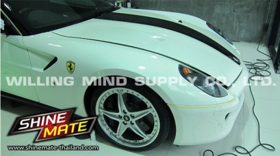 ขัดปรับสภาพสีรถ เคลือบแก้ว Ferrari California