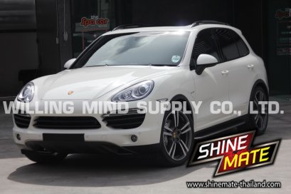 ขัดปรับสภาพสีรถ เคลือบแก้ว  Porsche Cayenne S ปี 2012