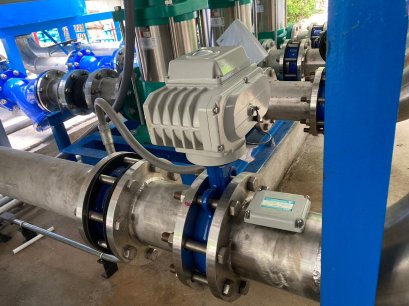 motor valve butterfly valve