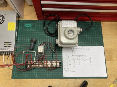 เปลี่ยนจาก โซลินอยด์วาล์ว มาใช้ มอเตอณ์ขับวาล์ว