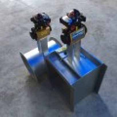 หัวขับ sirca ท่อเปิด ปิด damper ระบายอากาศ