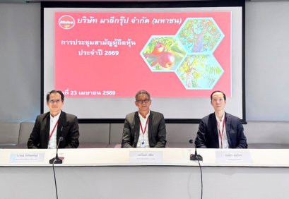 ผู้ถือหุ้น MALEE ขานรับแผนยกระดับแบรนด์เป็น Health & Wellness เต็มตัว