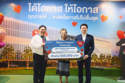 JPARK สบทบทุนศูนย์การแพทย์กาญจนาภิเษก 2 โครงการ กว่า 2 ล้านบาท