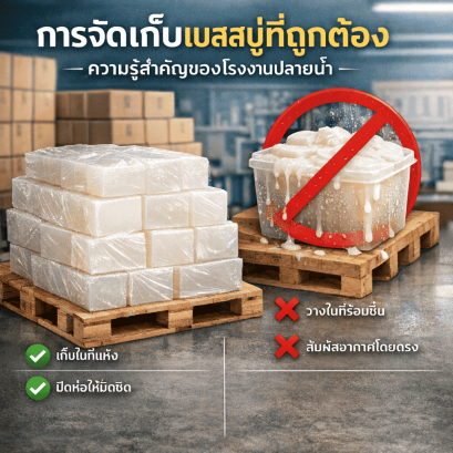 วิธีเก็บสบู่