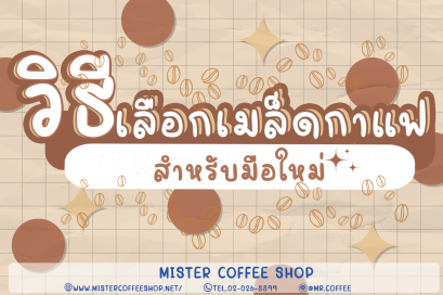 วิธีเลือกเมล็ดกาแฟ สำหรับมือใหม่!!