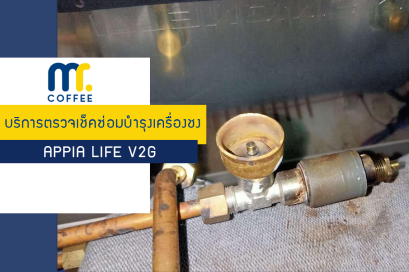 บริการตรวจเช็คซ่อมบำรุงเครื่องชง Nuova Simoneili Appia Life V2G โดยช่างศูนย์บริการขอนแก่น