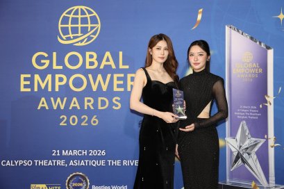'อันดา-ลูกแก้ว' แรงไม่หยุด! คว้า BEST VIRAL GL COUPLE AWARD เวที GLOBAL EMPOWER AWARDS 2026 ตอกย้ำกระแสคู่จิ้นระดับอินเตอร์