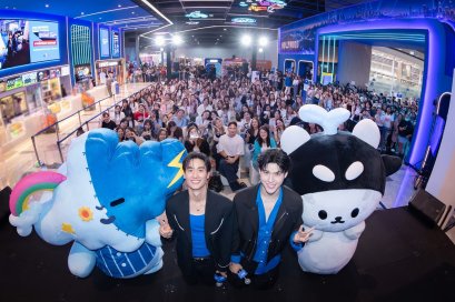 'เต-สกาย' จูงมือ 'Polcasan-Smyle' มอบความสุขฉลอง เอส เอฟ สาขาใหม่ ชวนแฟนๆ กินป๊อปคอร์นดูหนัง ที่ เอส เอฟ ซีเนม่า มาร์เก็ตวิลเลจ สุวรรณภูมิ