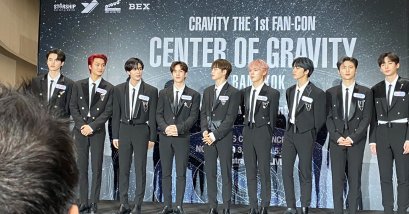 เต็มคาราเบลเลยวิ! 9 หนุ่ม CRAVITY การันตี FAN-CON ครั้งแรกในไทยสนุกแน่ พร้อมอ้อน LUVITY มาจอยกันในงาน 2022 CRAVITY THE FIRST FAN-CON 'CENTER OF GRAVITY' IN BANGKOK 