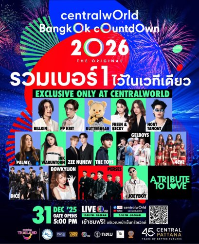 พร้อมมั้ย!? นับถอยหลังสู่ความมันส์ที่สุด ปรากฏการณ์เคานต์ดาวน์ระดับโลก ใจกลางเมือง centralwOrld - Times Square of Asia