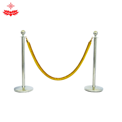 เช่าเสาบริเขตเสาสีเงินสายกำมะหยี่ (สีทอง)