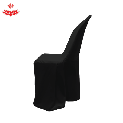 เก้าอี้พลาสติกสวมผ้า (สีดำ)