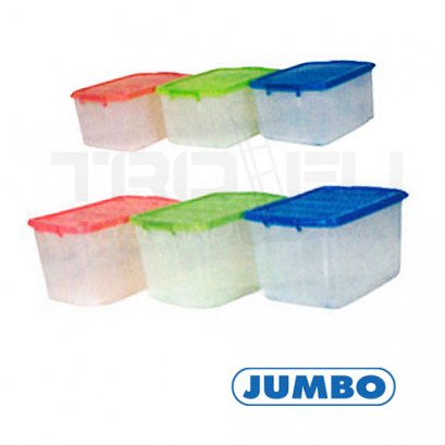 ลังพลาสติกขาวขุ่นมีฝาปิด