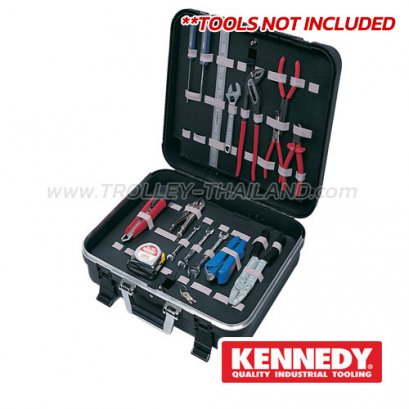 KEN-593-2450K กระเป๋าเครื่องมือทรงเจมส์บอนด์ Polypropylene Plastic Tool Case