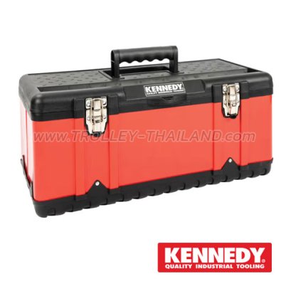 KENNEDY KEN-593-1440K HEAVY DUTY SITE TOOL BOXES กล่องเครื่องมือช่างรุ่นงานหนัก ขนาด 255*298*582 มม.(H+W+D) ด้านในมีถาดใส่อุปกรณ์ช่าง และ ACCESSORIES