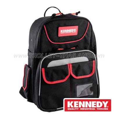 KENNEDY KEN-593-4130K &rdquo;NEW&rdquo; TOOL BACKPACK กระเป๋าเป้ ใส่เครื่องมือช่าง ขนาด 400*140*300 มม.(H+W+D) น้ำหนัก 2.3 กก. ช่องด้านในใส่ของได้เยอะ (TOOLS NOT INCLUDED)