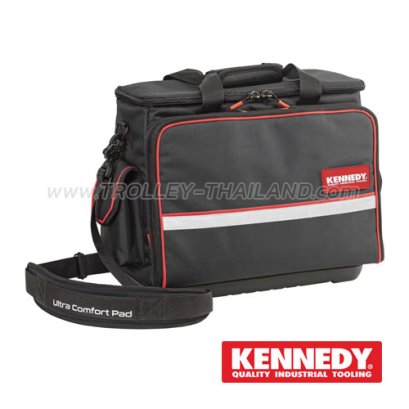 KENNEDY KEN-593-4210K &ldquo;NEW&rdquo; PILOT TOOL BAG กระเป๋าเครื่องมือช่างสำหรับนักบิล สะพานได้ ใส่เครื่องมือได้จุมาก รับน้ำหนักได้ดี ขนาด 360*205*420 มม. (H+W+D) น้ำหนัก 2.1 กก. (TOOLS NOT INCLUDED)