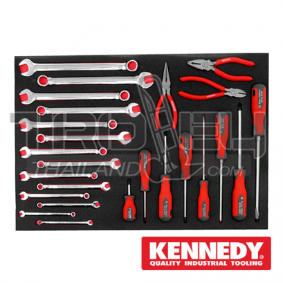 ชุดถาดเครื่องมือช่าง 25 ชิ้น KEN-595-5000K