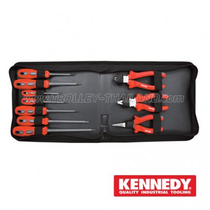 KEN-595-1600K ชุดเครื่องมือช่าง INSULATED SCREWDRIVER &amp; P LIER SET 10-PCE