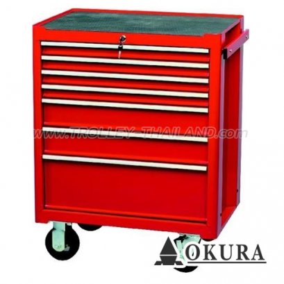 OK-TC-X7 ตู้เครื่องมือมีลิ้นชัก พร้อมล้อ ROLLER CABINETS