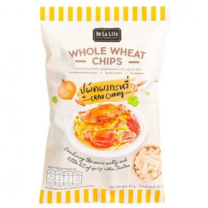 Whole wheat chip crab curry flavour