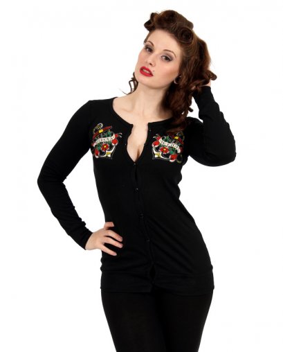 Liquor Brand ANCHORS AWEIGH Women Cardigans.