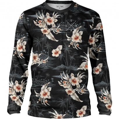 Loose Riders BLACK ISLAND Herren Jerseys Lange Ärmel