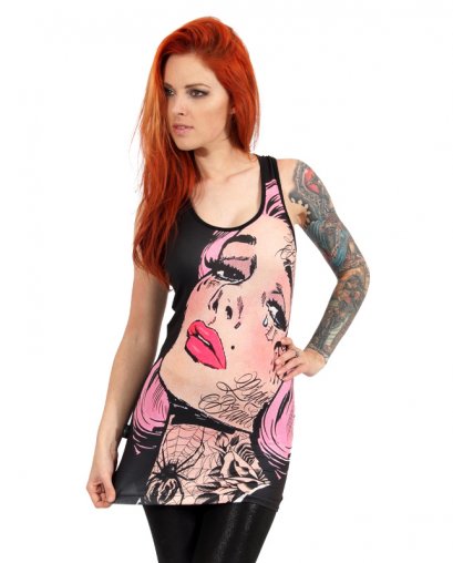 Liquor Brand SAD GIRL Damen Tank Tops